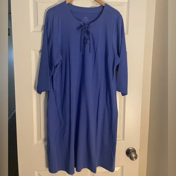 Lace-Up Midi Dress - Picture 3 of 6